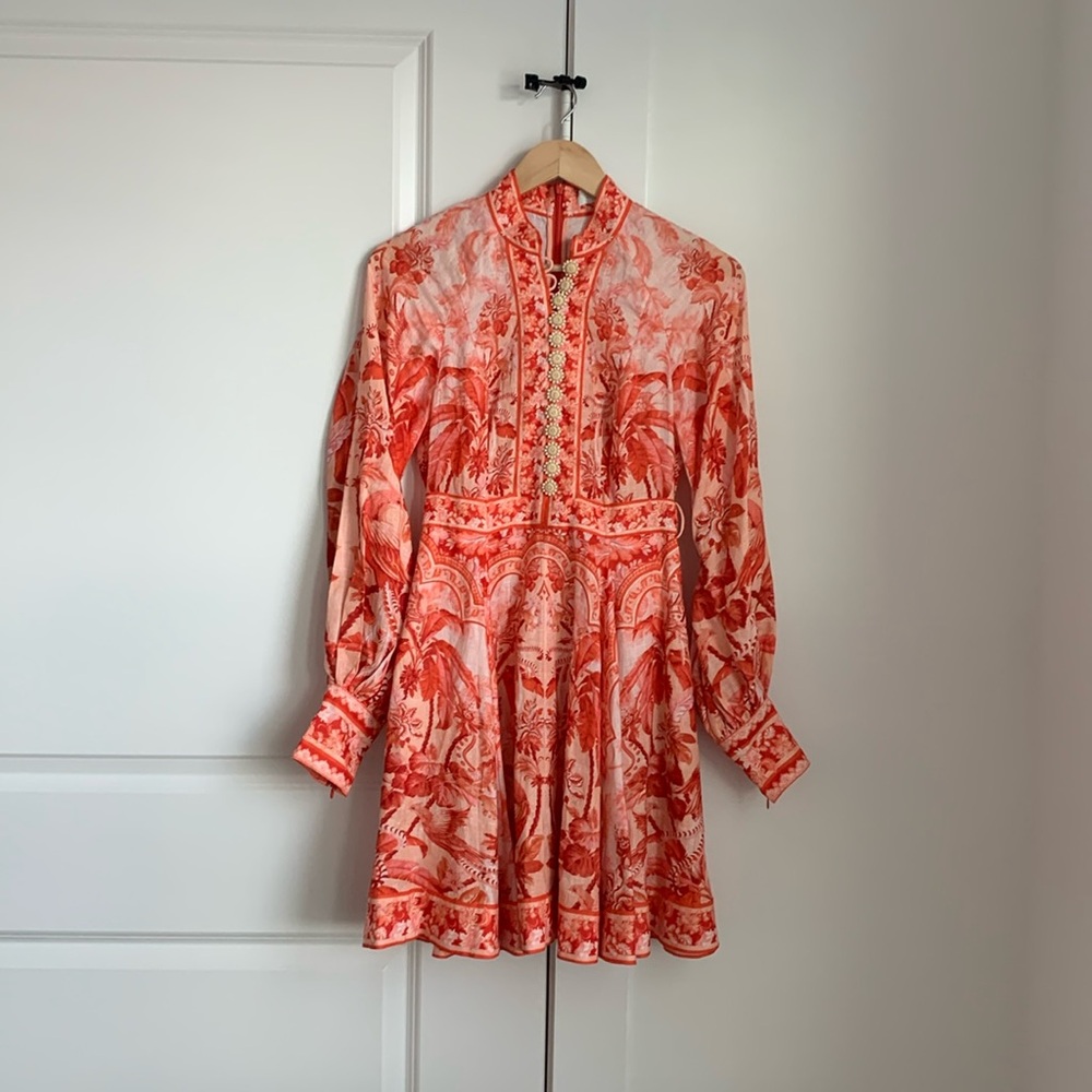 Zimmermann lantern Lyre dress 0 nwot